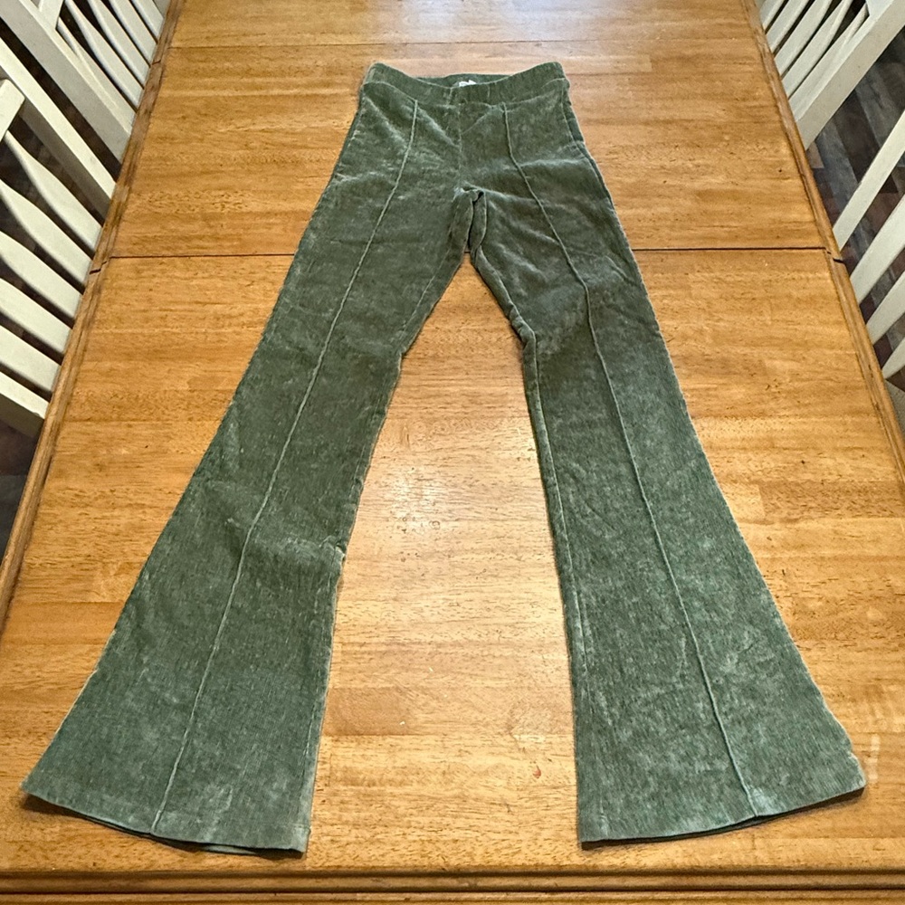 Love on a Hanger Olive Corduroy Pants
